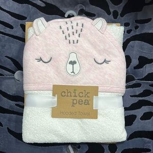 Chick pea hooded towel 30” x 30”